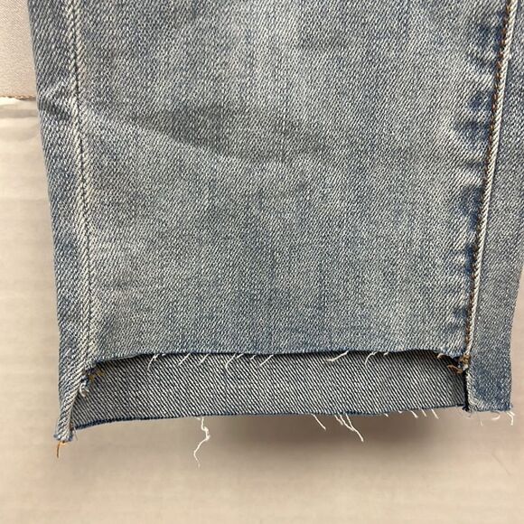EVIDNT Verona skinny Ankle step hem destroyed jeans size 27 NWT - Picture 5 of 13